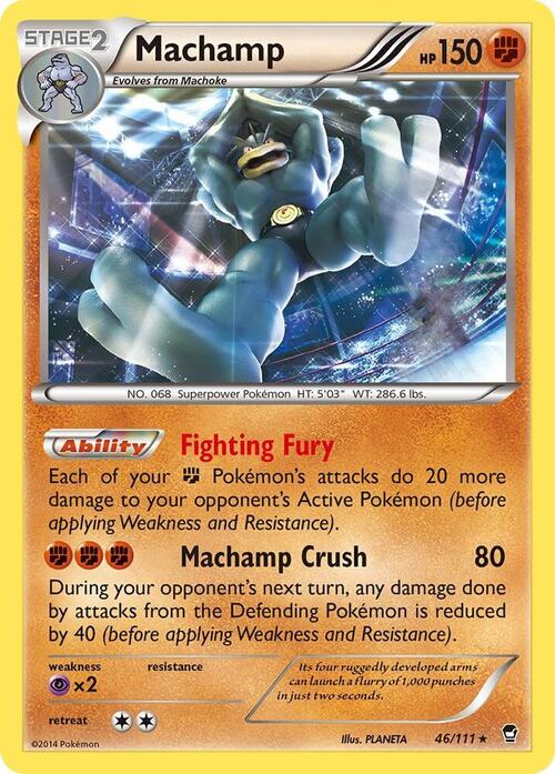 Machamp Card Front
