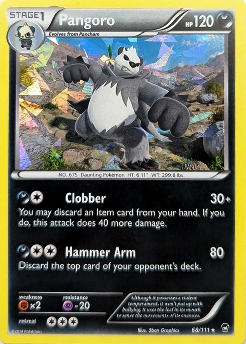 Pangoro Card Front