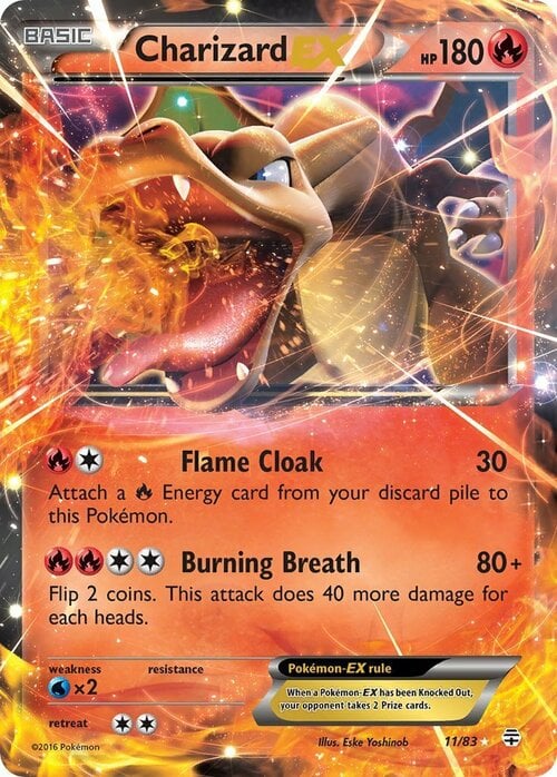 Charizard-EX Card Front