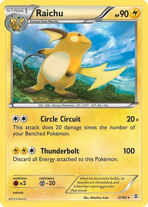 Raichu [Circle Circuit | Thunderbolt] Card Front