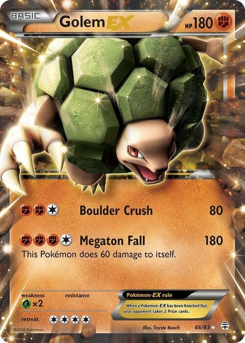 Golem-EX Card Front