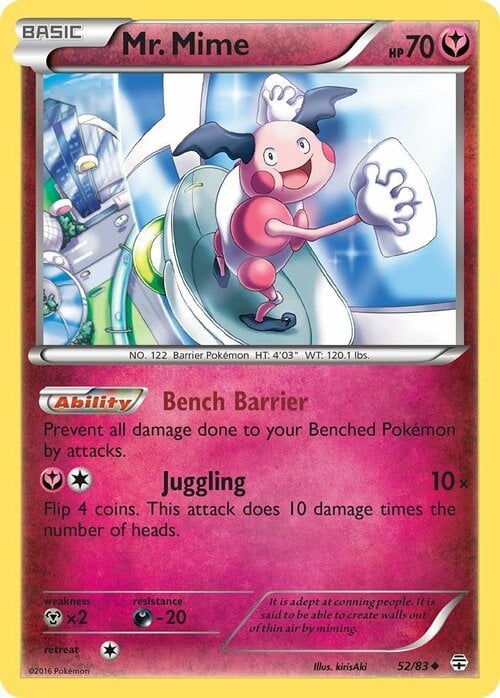 Mr. Mime Card Front