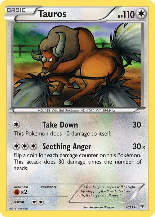 Tauros Card Front