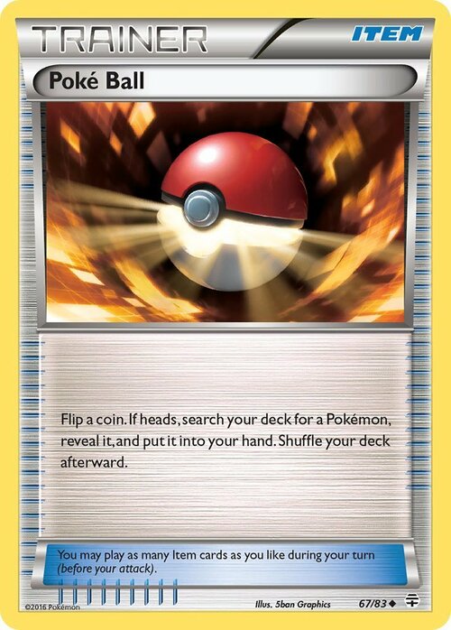 Poké Ball Card Front
