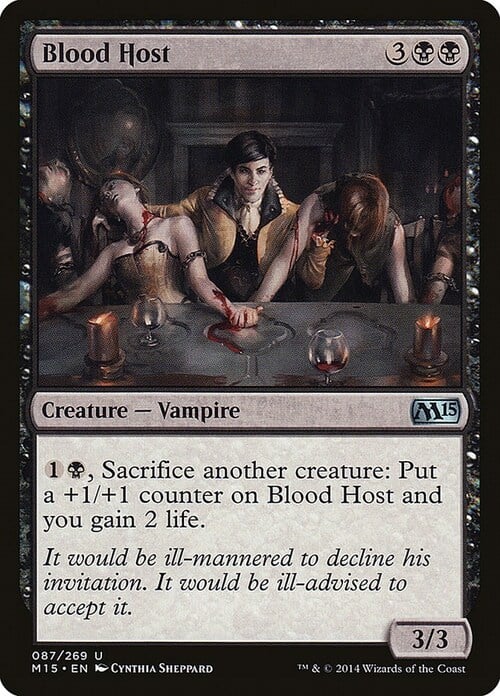 Blood Host Card Front