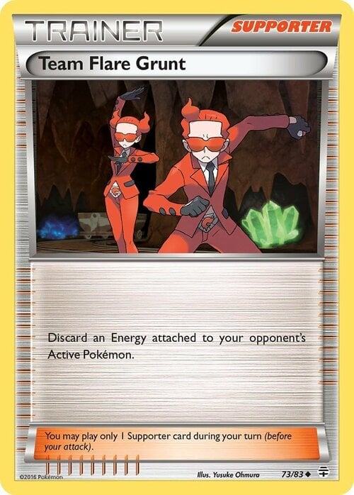 Team Flare Grunt Card Front