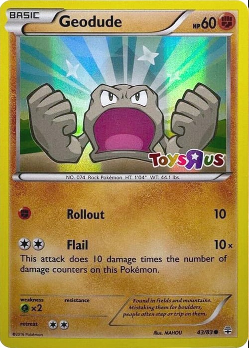 Geodude Card Front