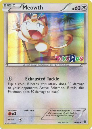 Meowth Card Front