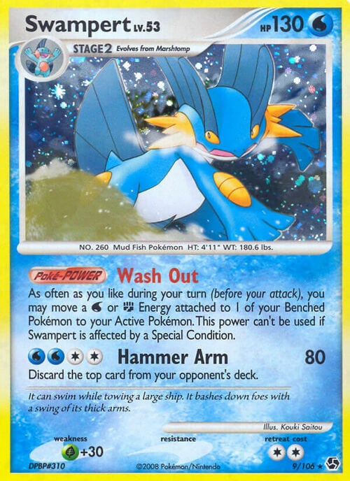 Swampert Lv.53 Card Front