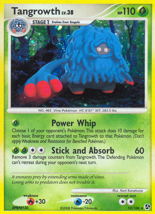Tangrowth Lv.38 Card Front