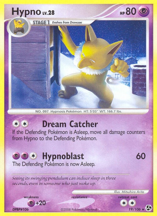 Hypno Lv.28 Card Front