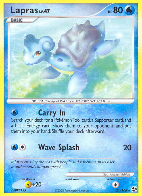 Lapras Lv.47 Card Front