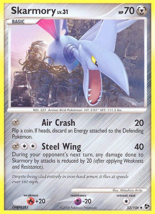 Skarmory Lv.31 Card Front