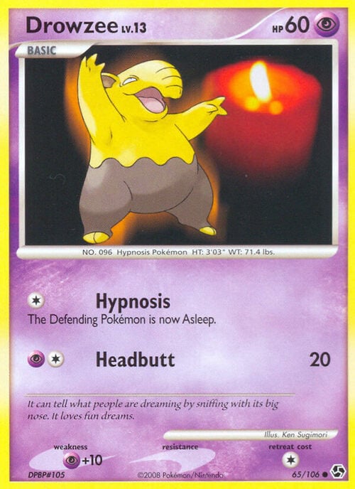 Drowzee Lv.13 Card Front