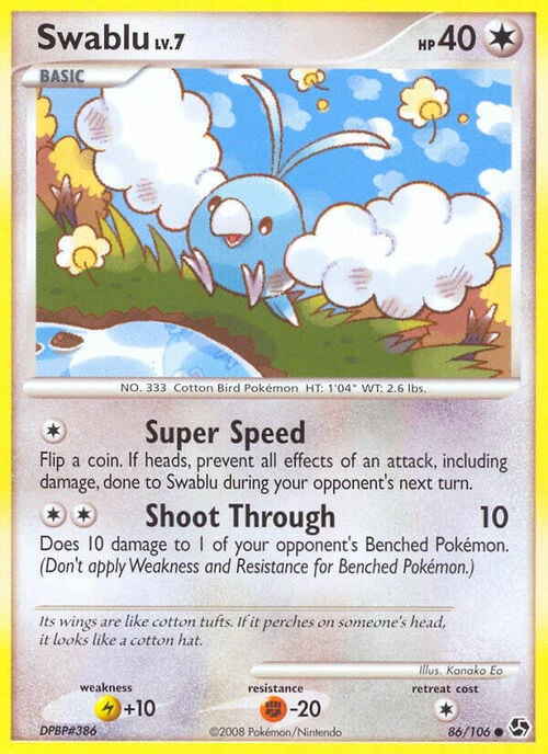Swablu Lv.7 Card Front