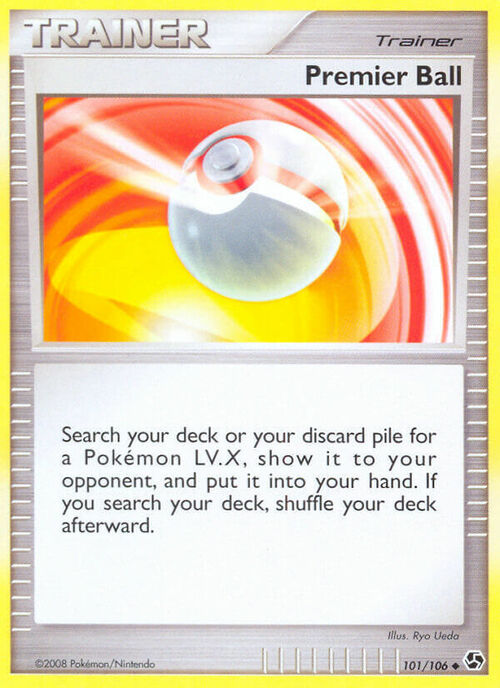 Premier Ball Card Front