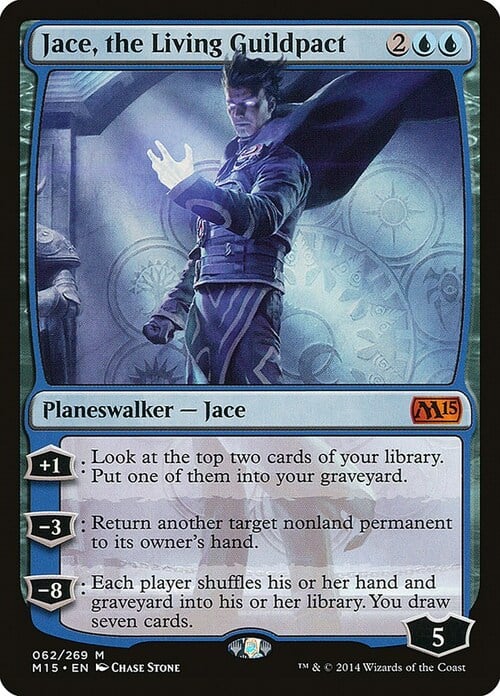 Jace, the Living Guildpact Card Front