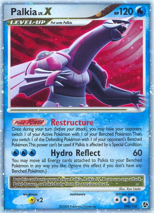 Palkia LV.X Card Front