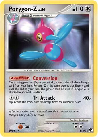 Porygon-Z Card Front