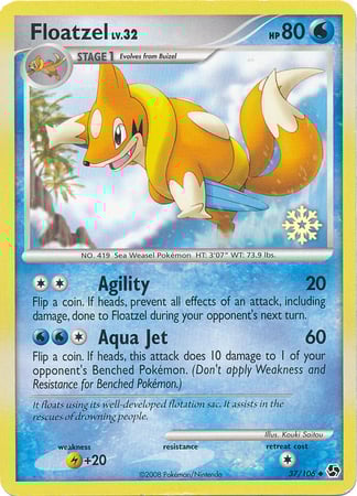 Floatzel Lv.32 Card Front