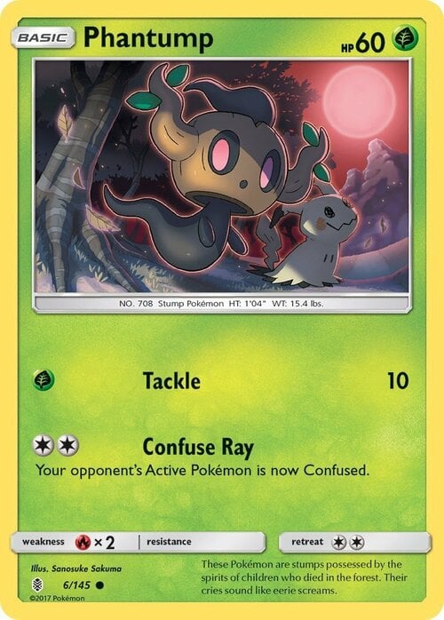 Phantump [Tackle | Confuse Ray] Frente