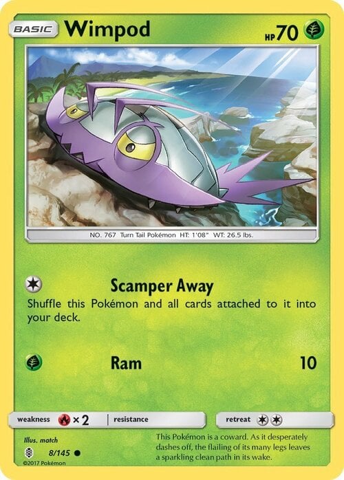 Wimpod [Scamper Away | Ram] Card Front