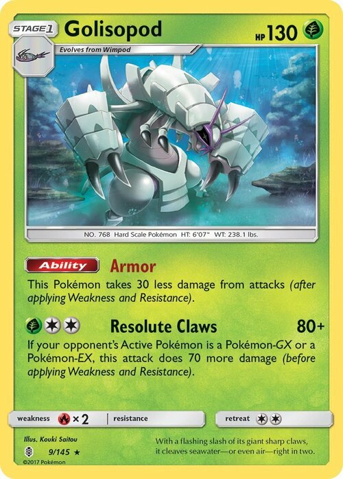 Golisopod Card Front