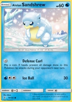 Alolan Sandshrew Card Front