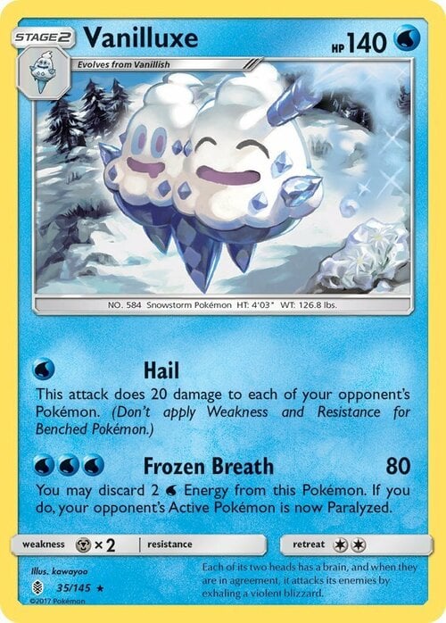 Vanilluxe [Hail | Frozen Breath] Card Front