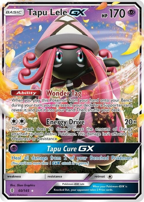Tapu Lele GX Card Front