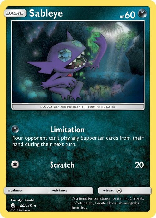 Sableye Card Front