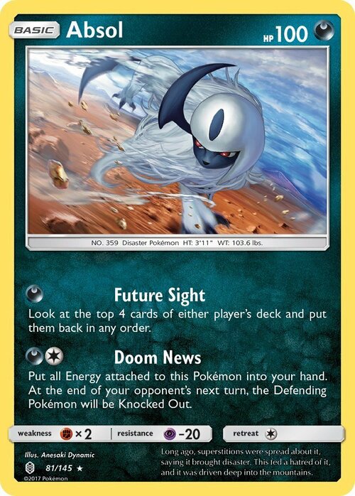 Absol [Future Sight | Doom News] Card Front