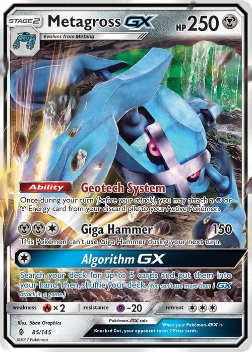Metagross GX [Giga Hammer] Card Front