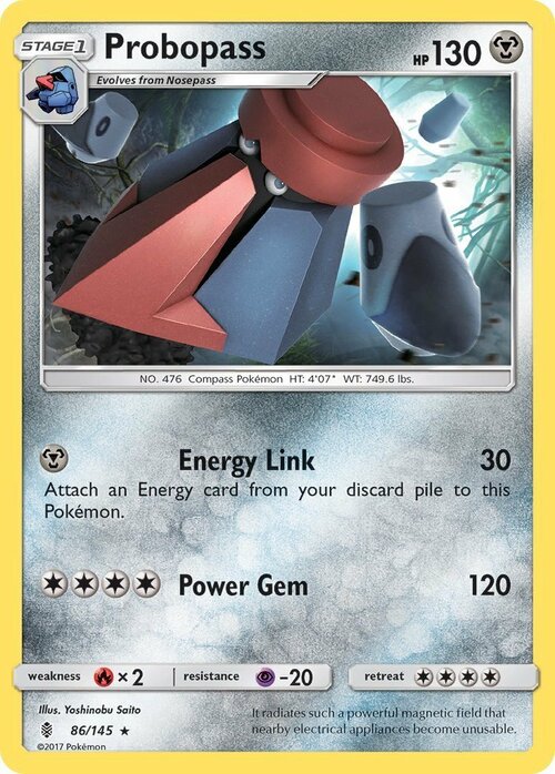 Probopass [Energy Link | Power Gem] Card Front