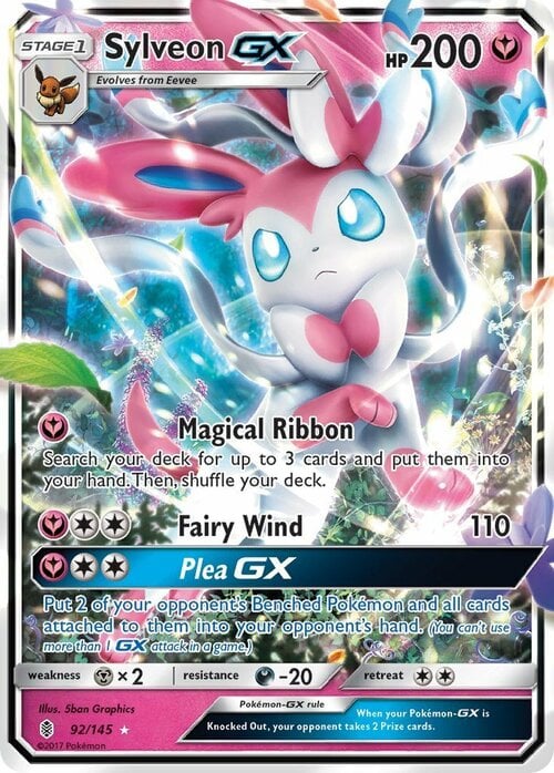 Sylveon GX Card Front