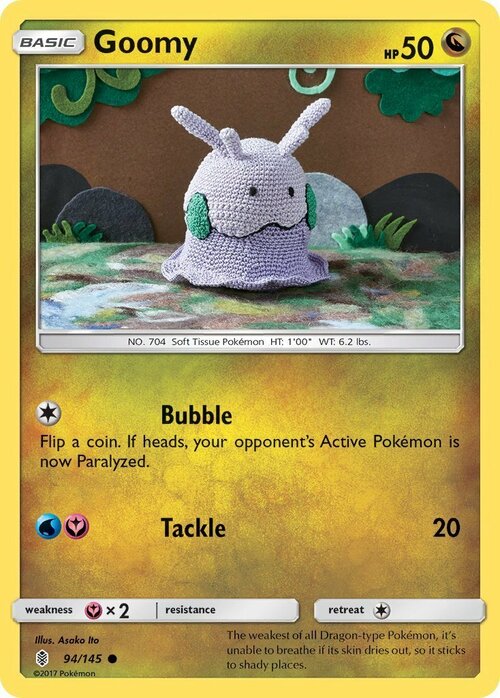 Goomy [Bubble | Tackle] Card Front
