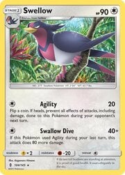 Swellow [Agility | Swallow Dive]