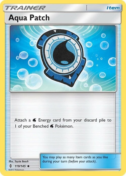 Aqua Patch Card Front