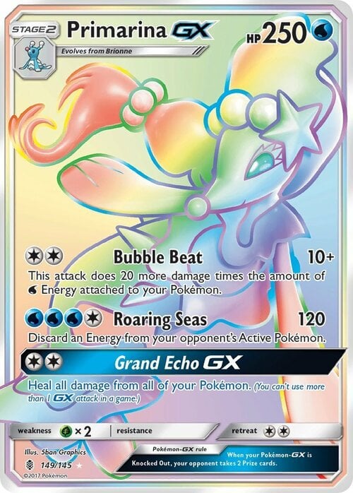 Primarina GX Card Front