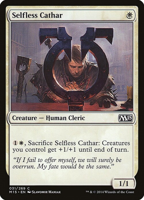 Selfless Cathar Card Front