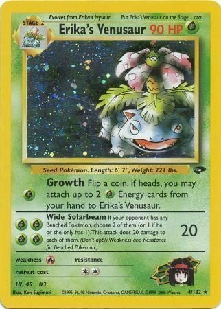 Erika's Venusaur Card Front