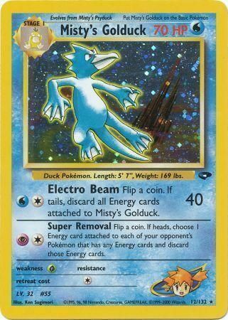 Misty's Golduck Card Front