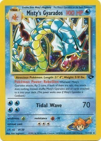 Misty's Gyarados Card Front