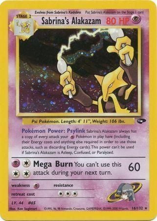 Sabrina's Alakazam Card Front