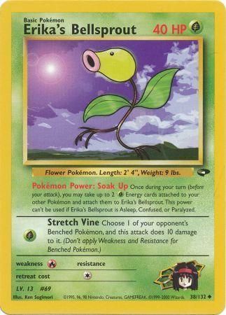 bellsprout pokemon card price 1/168 Common Colorless Artist Bellsprout (Reverse Holo) - Pokemon