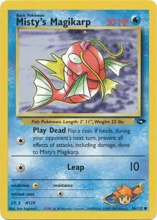 Misty's Magikarp Card Front