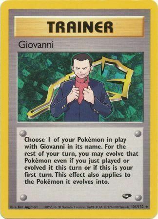 Giovanni Card Front