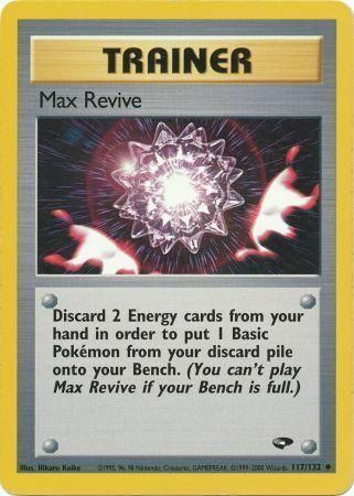Max Revive Card Front