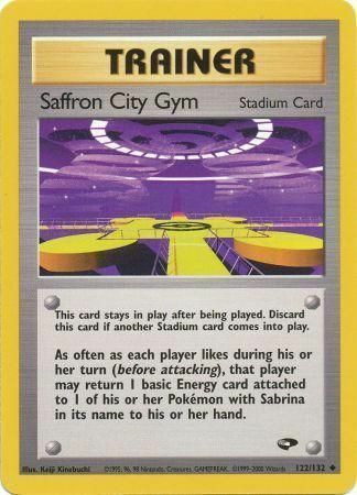 Saffron City Gym Card Front