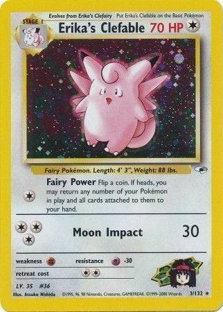 Erika's Clefable Card Front